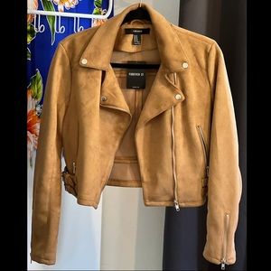 Faux Suede Jacket